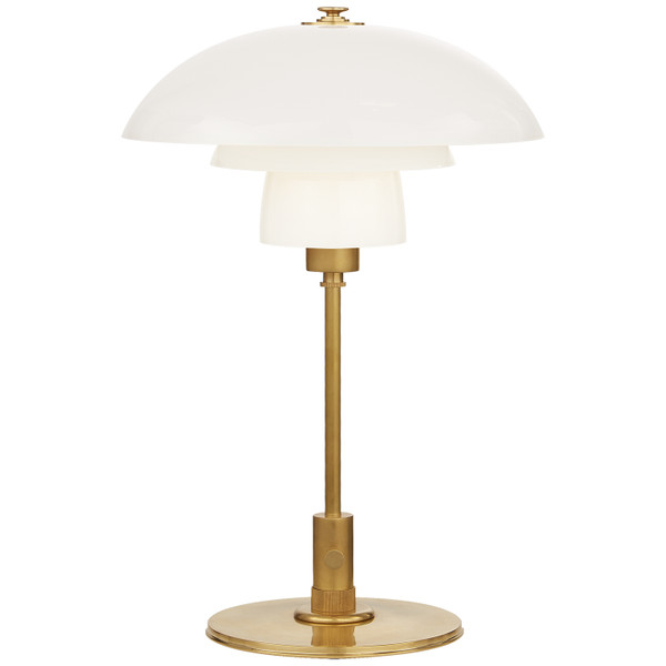 Visual Comfort Signature - TOB 3513HAB-WG - One Light Desk Lamp - Whitman - Hand-Rubbed Antique Brass