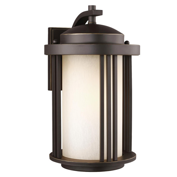 Generation Lighting. - 8747901EN3-71 - One Light Outdoor Wall Lantern - Crowell - Antique Bronze