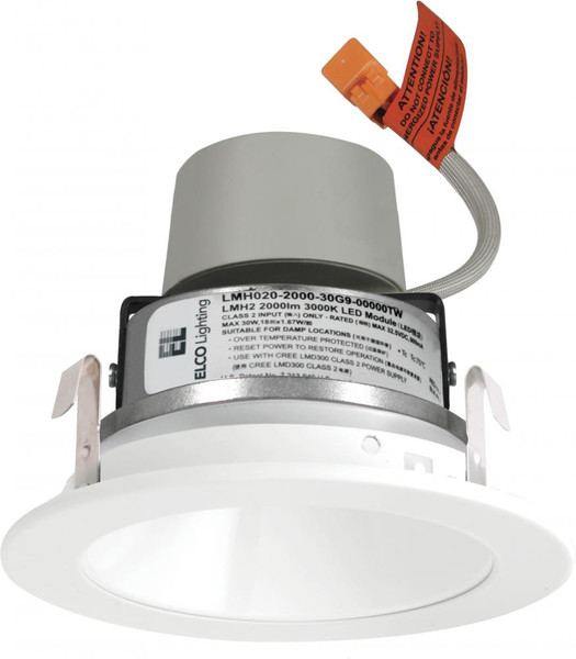 Elco Lighting - E410R0840W - 4 LED Rflctr Insrt W/ Drvr 850Lm 40K - All White