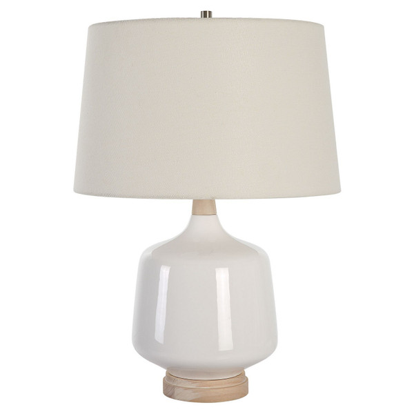 Uttermost - 30250-1 - One Light Table Lamp - Opal - Brushed Nickel