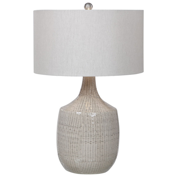 Uttermost - 28205-1 - One Light Table Lamp - Felipe - Brushed Nickel