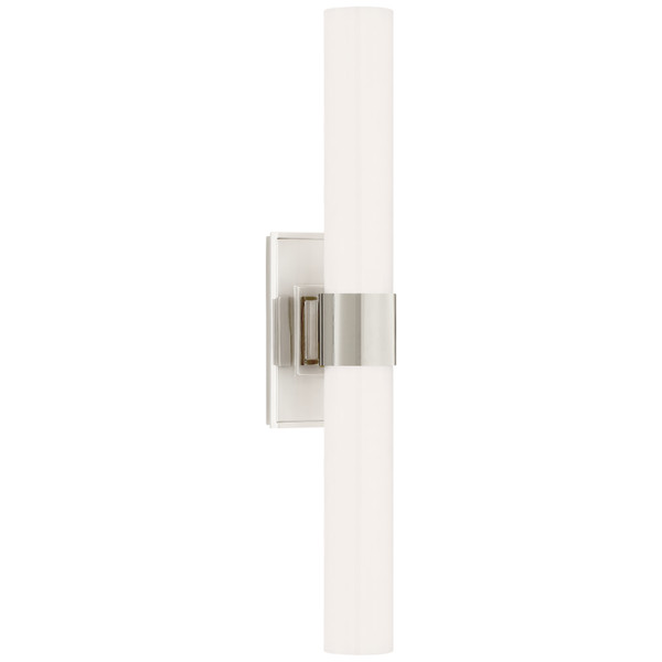 Visual Comfort Signature - S 2164PN-WG - Two Light Wall Sconce - Presidio - Polished Nickel
