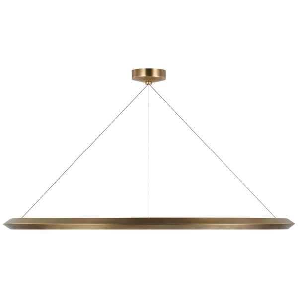 Visual Comfort Signature - PB 5152NB - LED Chandelier - Encircle - Natural Brass