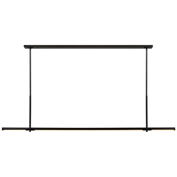 Visual Comfort Signature - KW 5730BZ - LED Linear Pendant - Axis - Bronze