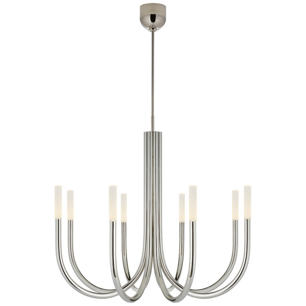 Visual Comfort Signature - KW 5581PN-EC - LED Chandelier - Rousseau - Polished Nickel