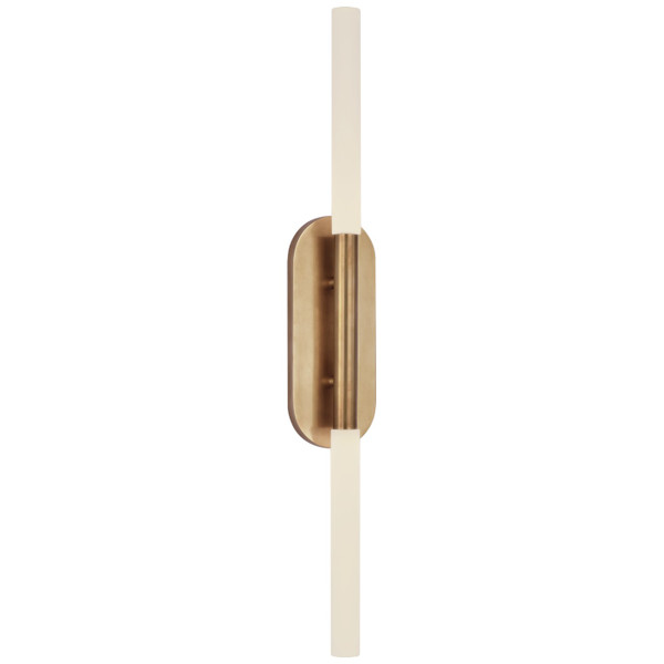 Visual Comfort Signature - KW 2287AB-EC - LED Wall Sconce - Rousseau - Antique-Burnished Brass