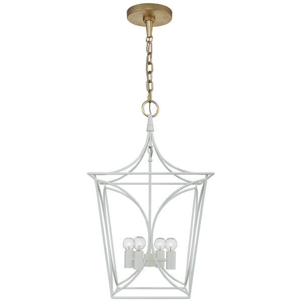 Visual Comfort Signature - KS 5144LC/G - Four Light Lantern - Cavanagh - Light Cream
