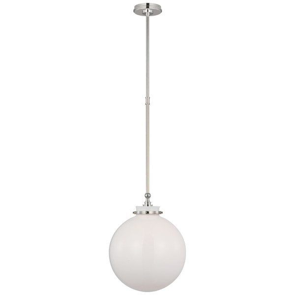 Visual Comfort Signature - CHC 5542PN-WG - LED Pendant - Parkington - Polished Nickel