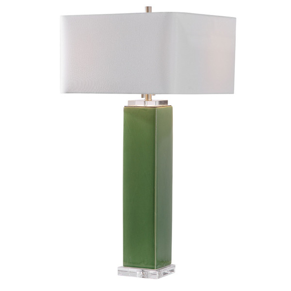 Uttermost - 26410-1 - Two Light Table Lamp - Aneeza - Brushed Nickel