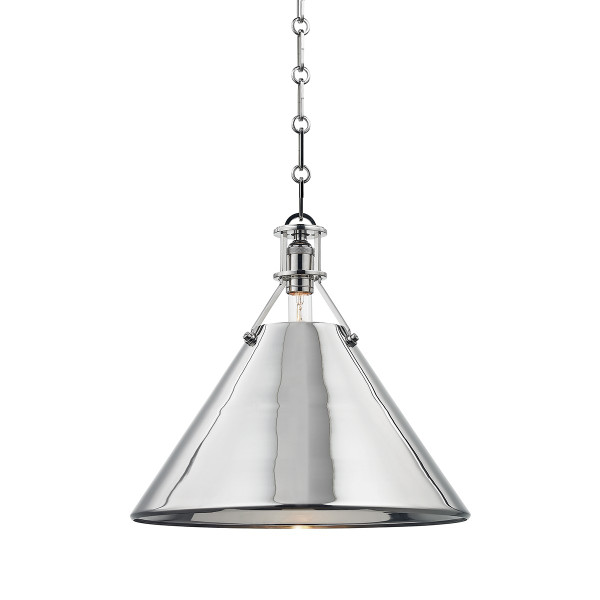 Hudson Valley - MDS952-PN - One Light Pendant - Metal No. 2 - Polished Nickel