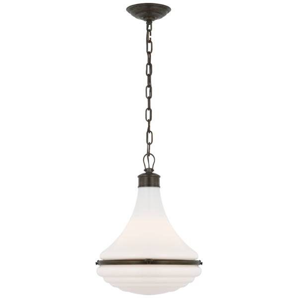 Visual Comfort Signature - AL 5070BZV-WG - LED Pendant - Wesley - Bronze