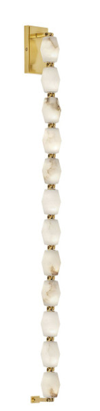 Visual Comfort Modern - SLWS54827ALBHAB - LED Wall Sconce - Collier - Hand Rubbed Antique Brass