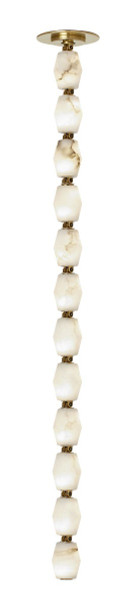 Visual Comfort Modern - SLPD55127ALBHABR-277 - LED Pendant - Collier - Hand Rubbed Antique Brass