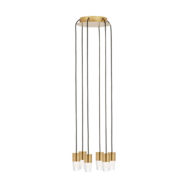 Visual Comfort Modern - SLCH39127NB - LED Chandelier - Lassell - Natural Brass