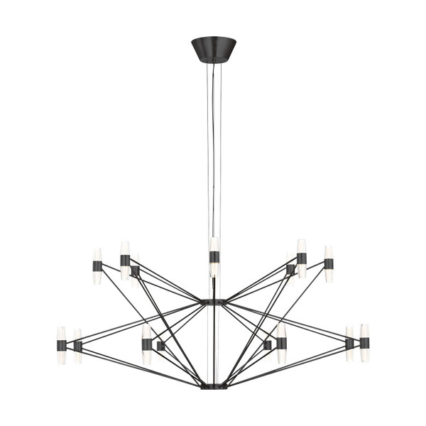 Visual Comfort Modern - SLCH24727BZ - LED Chandelier - Lassell - Dark Bronze