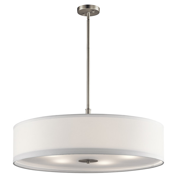 Kichler - 42196NI - Five Light Pendant - Brushed Nickel