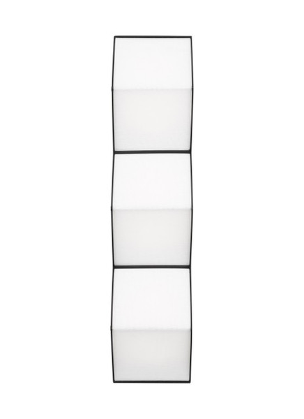 Visual Comfort Modern - CDWS11127WB - LED Wall Sconce - Zig Zag - Nightshade Black