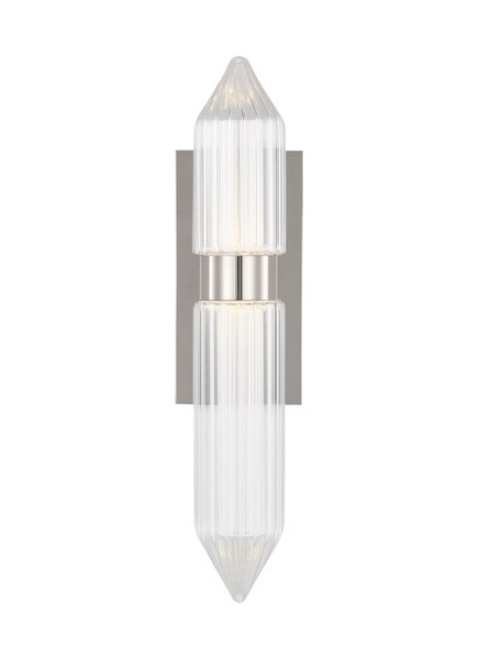 Visual Comfort Modern - 700WSLGSN18N-LED927 - LED Wall Sconce - Langston - Polished Nickel