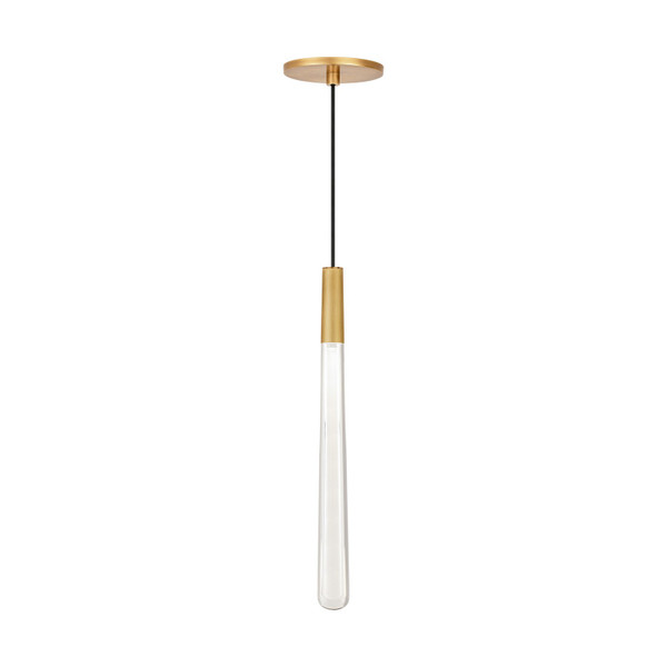 Visual Comfort Modern - 700TRSPPYLC1RNB-LED930 - LED Pendant - Pylon - Natural Brass