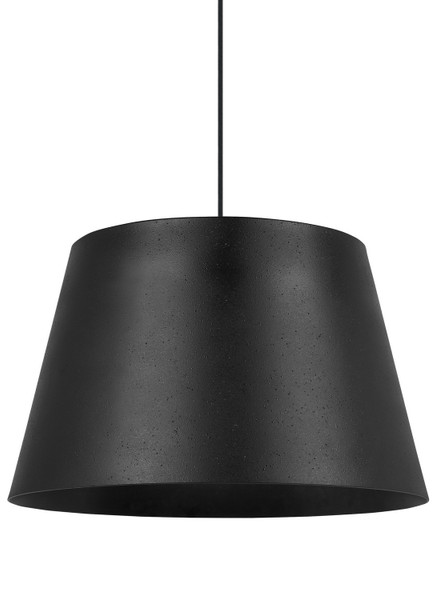 Visual Comfort Modern - 700TDHNLPBB - One Light Pendant - Henley - Black
