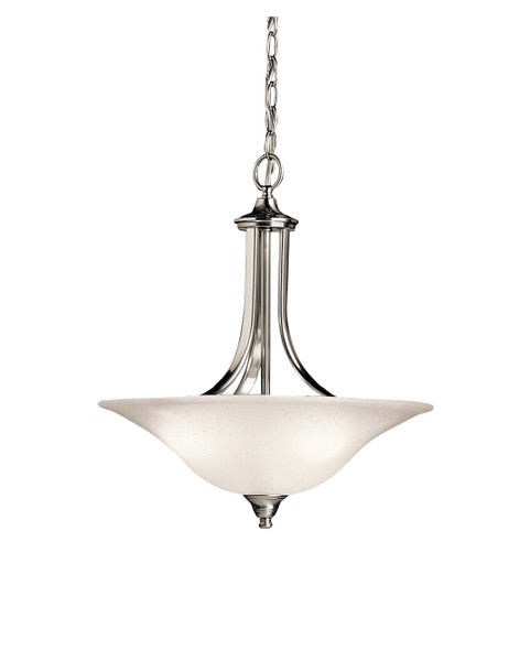 Kichler - 3502NI - Three Light Pendant/Semi Flush - Dover - Brushed Nickel
