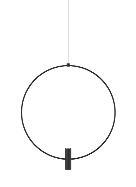 Visual Comfort Modern - 700MPLAY18B-LED930 - LED Pendant - Layla - Nightshade Black