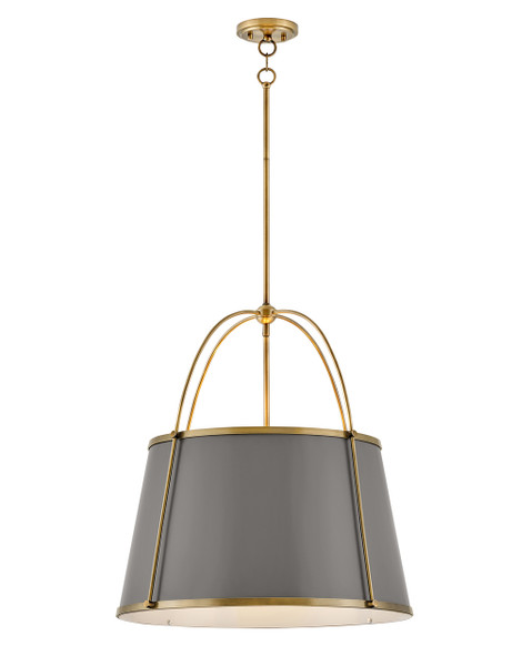 Hinkley - 4895LDB - LED Pendant - Clarke - Lacquered Dark Brass