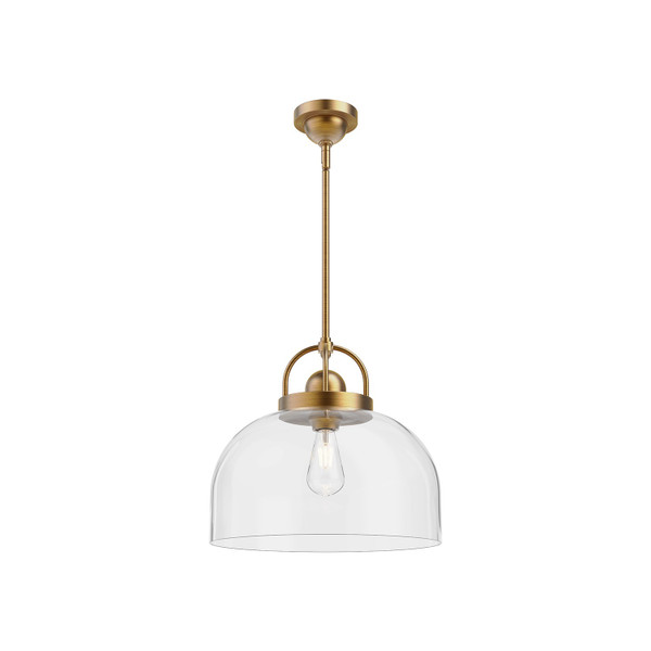 Alora - PD461101AG - One Light Pendant - Lancaster - Aged Gold