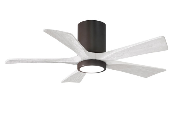 Matthews Fan Company - IR5HLK-TB-MWH-42 - 42Ceiling Fan - Irene-5HLK - Textured Bronze