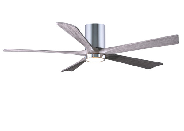 Matthews Fan Company - IR5HLK-CR-BW-60 - 60Ceiling Fan - Irene-5HLK - Polished Chrome