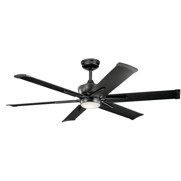 Kichler - 300300SBK - 60"Ceiling Fan - Szeplo Patio - Satin Black
