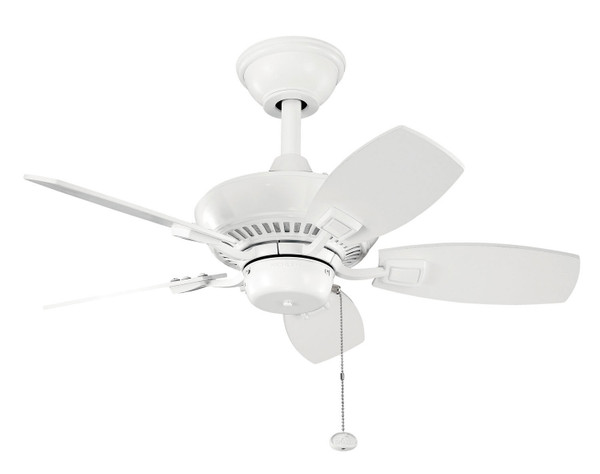Kichler - 300103WH - 30"Ceiling Fan - Canfield - White