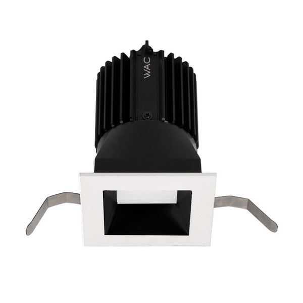 W.A.C. Lighting - R2SD2T-FTWA-BKWT - LED Downlight Trim - Volta - Black/White