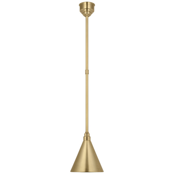 Visual Comfort Signature - TOB 5818HAB-HAB - LED Pendant - Academy Barn Light - Hand-Rubbed Antique Brass