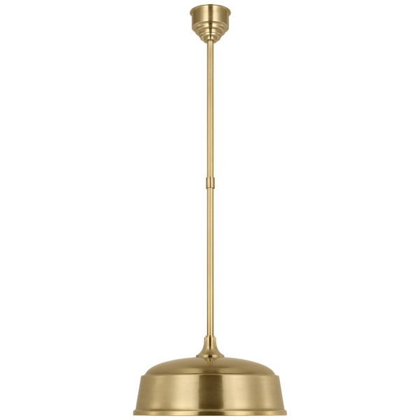 Visual Comfort Signature - TOB 5812HAB-HAB - LED Pendant - Academy Barn Light - Hand-Rubbed Antique Brass