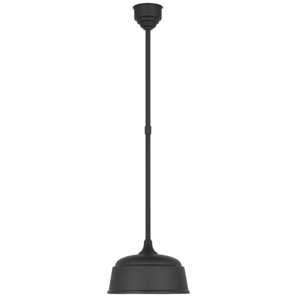 Visual Comfort Signature - TOB 5811MBK-MBK - LED Pendant - Academy Barn Light - Matte Black