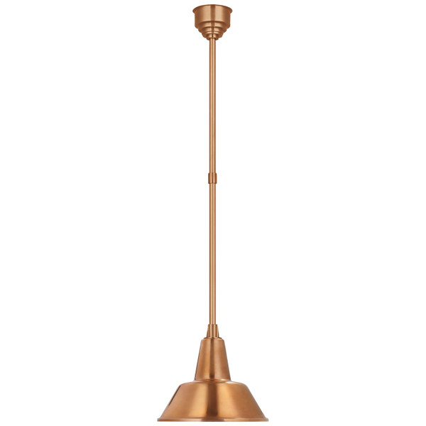 Visual Comfort Signature - TOB 5802SC-SC - LED Pendant - Academy Barn Light - Soft Copper