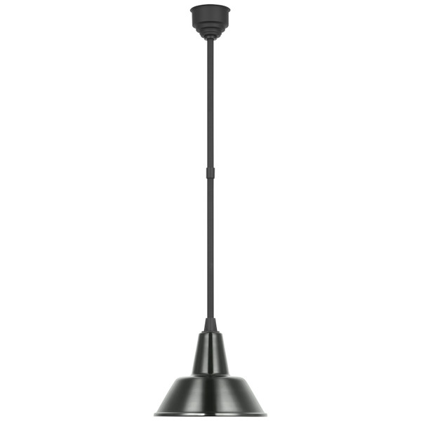 Visual Comfort Signature - TOB 5802MBK-G - LED Pendant - Academy Barn Light - Matte Black