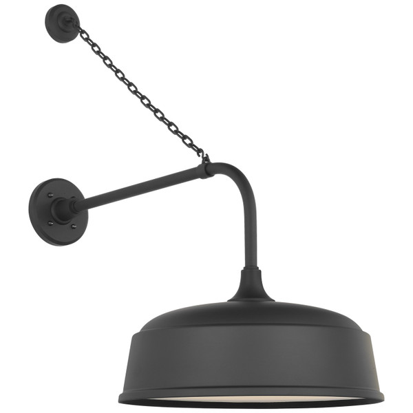 Visual Comfort Signature - TOB 2810MBK/S7-MBK - LED Barn Light - Academy Barn Light - Matte Black