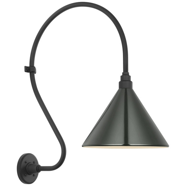 Visual Comfort Signature - TOB 2805MBK/S11-G - LED Barn Light - Academy Barn Light - Matte Black
