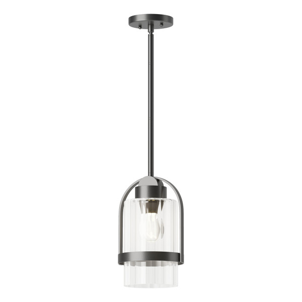 Hubbardton Forge - 362555-SKT-MULT-80-ZM0744 - One Light Outdoor Pendant - Alcove - Coastal Black
