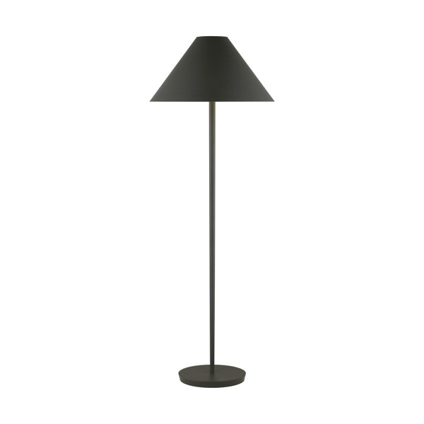 Visual Comfort Studio - KT1451MCB - One Light Floor Lamp - Contra - Matte Charcoal Black