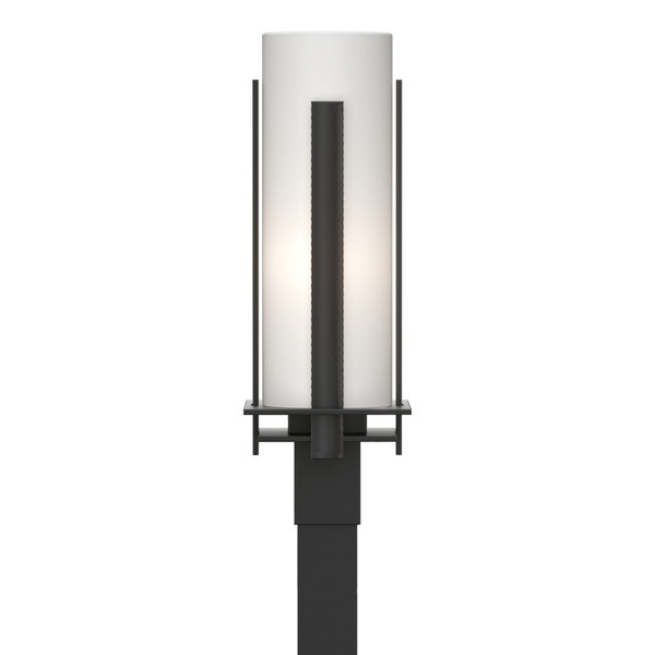 Hubbardton Forge - 347288-SKT-80-GG0040 - One Light Outdoor Post Mount - Vertical Bar - Coastal Black