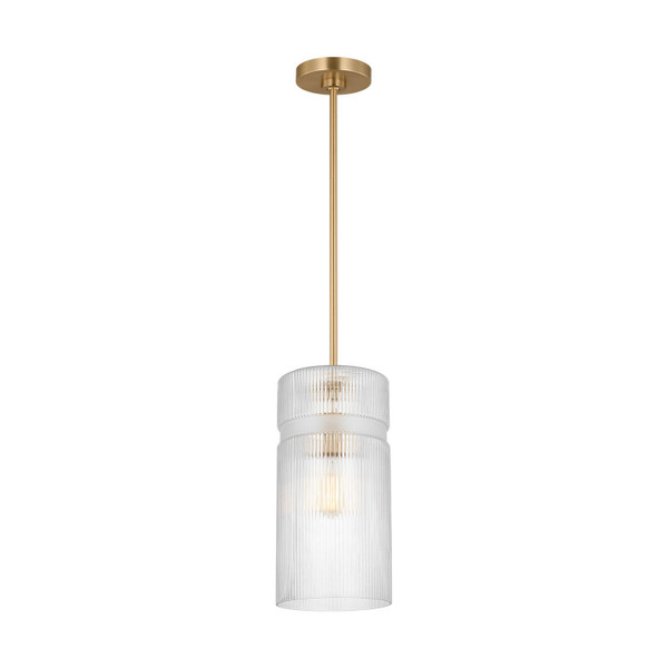 Visual Comfort Studio - DJP1211SB - One Light Pendant - Liouet - Satin Brass