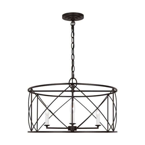 Visual Comfort Studio - CC1634AI - Four Light Chandelier - Beatrix - Aged Iron