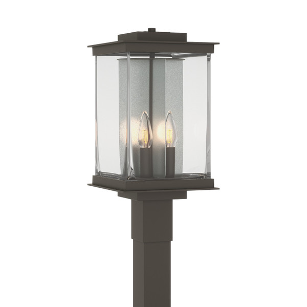 Hubbardton Forge - 344840-SKT-77-81-ZM0703 - Four Light Outdoor Post Mount - Kingston - Coastal Dark Smoke