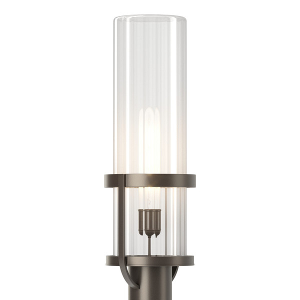 Hubbardton Forge - 342025-SKT-77-ZM0745 - One Light Outdoor Post Mount - Alcove - Coastal Dark Smoke