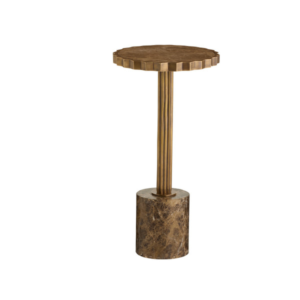 Arteriors - FAI26 - Accent Table - Mabel - Brown Emperador