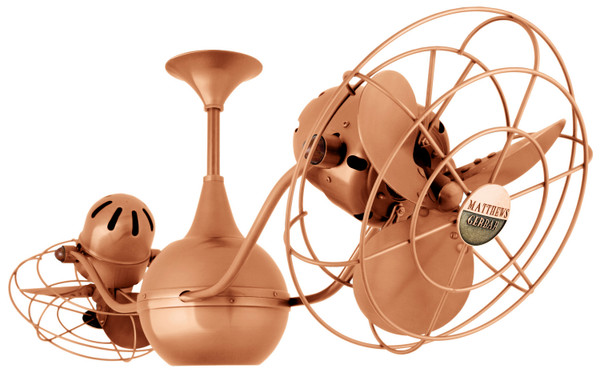 Matthews Fan Company - VB-BRCP-MTL - 42"Ceiling Fan - Vent-Bettina - Brushed Copper
