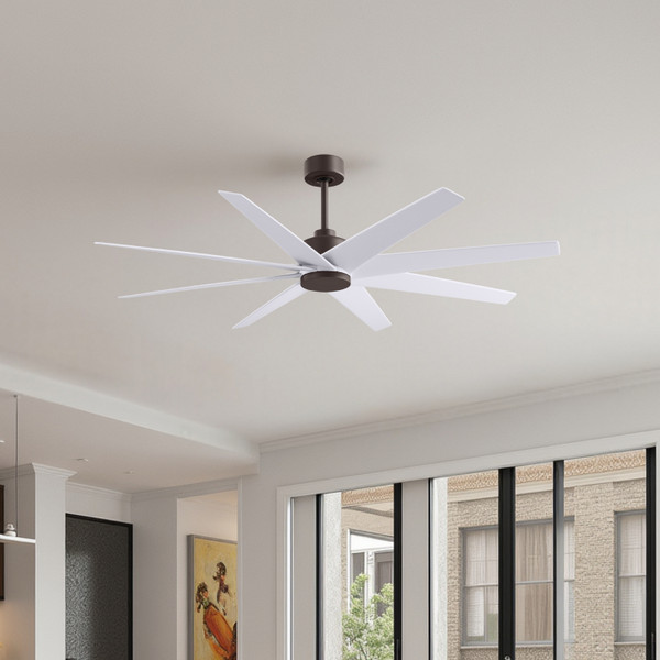 Matthews Fan Company - AN-TB-MWH-64 - 64"Ceiling Fan - Ariella - Textured Bronze